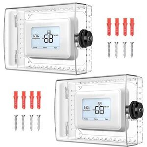 🆕 2 PCS Thermostat Lock Box with Combination Lock